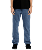 VOLCOM Solver Modern Fit Denim Deep River Blues Men's Denim Volcom 