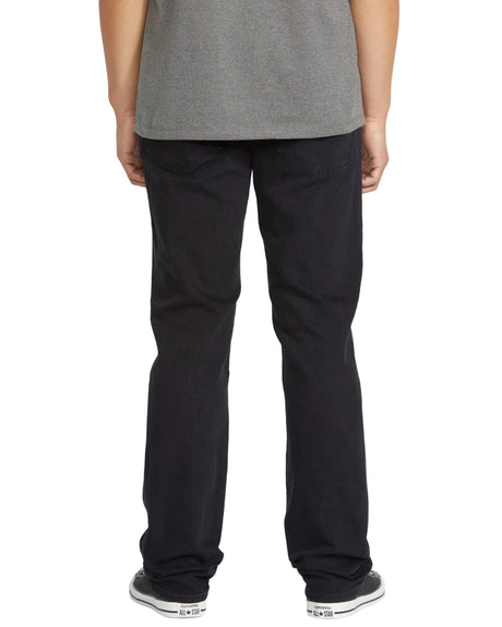 VOLCOM Solver Denim Pants Blackout Men's Denim Volcom 
