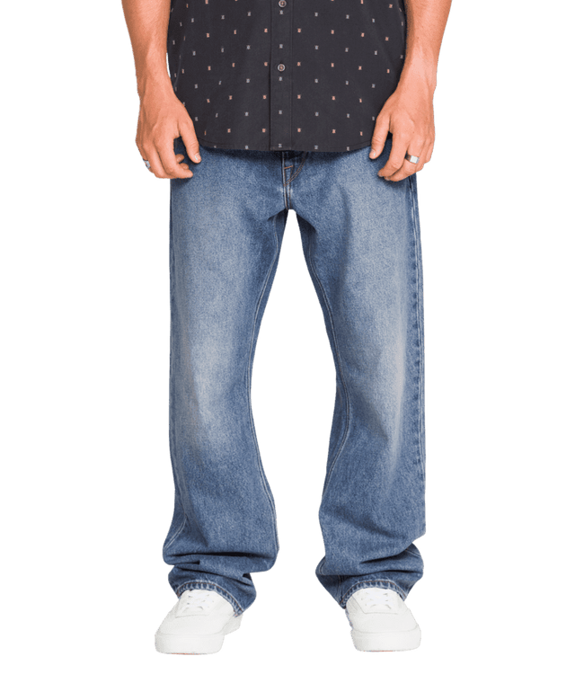VOLCOM Pipe Dreams Denim Euro Light Blue Men's Denim Volcom 