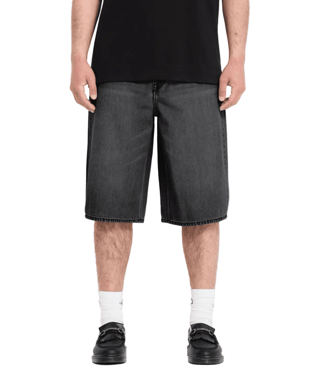 VOLCOM Chillow 24" Denim Short Black/Gray Men's Walkshorts Volcom 