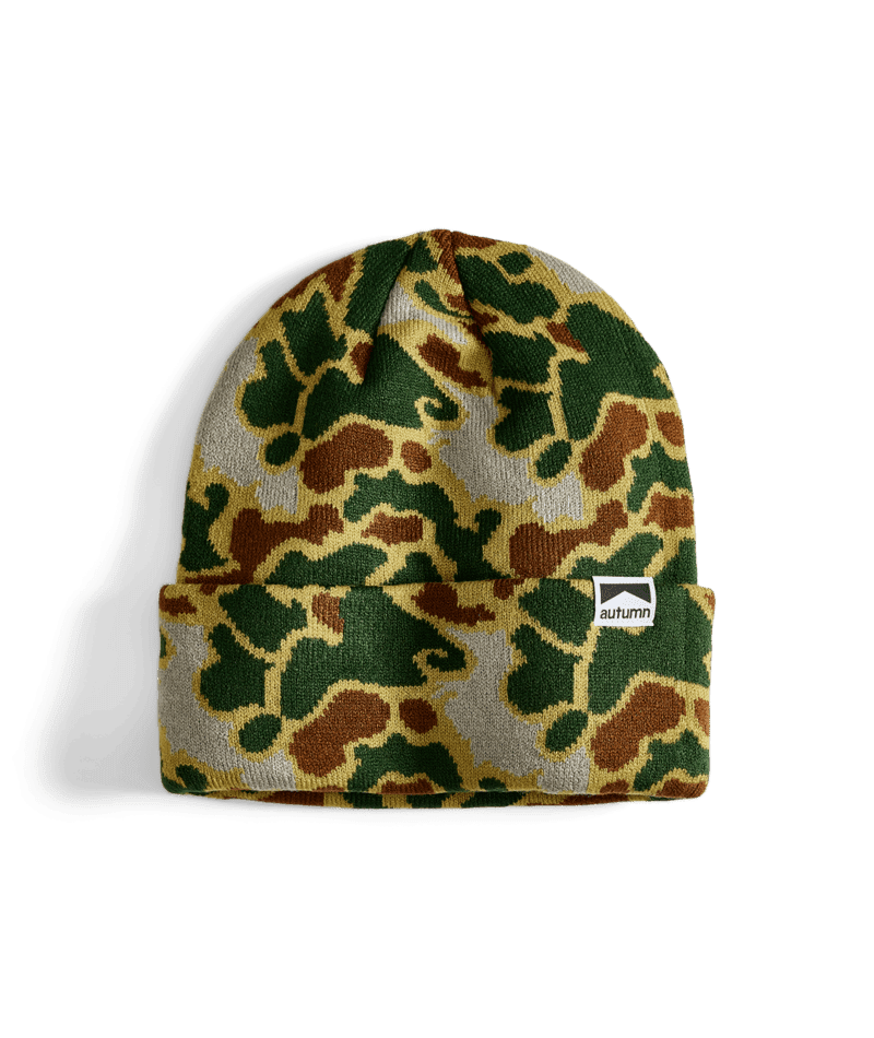 AUTUMN Surplus Duck Camo Beanie Gold Men's Beanies Autumn 