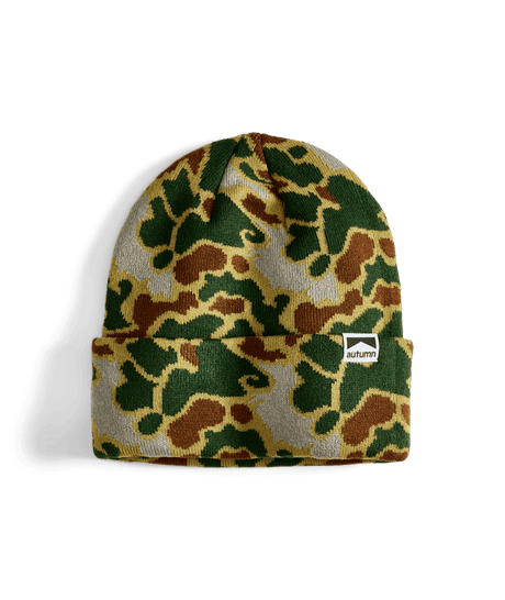 AUTUMN Surplus Duck Camo Beanie Gold Men's Beanies Autumn 