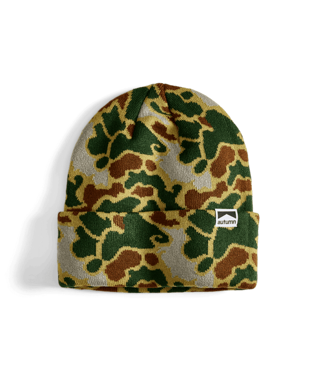 AUTUMN Surplus Duck Camo Beanie Gold Men's Beanies Autumn 