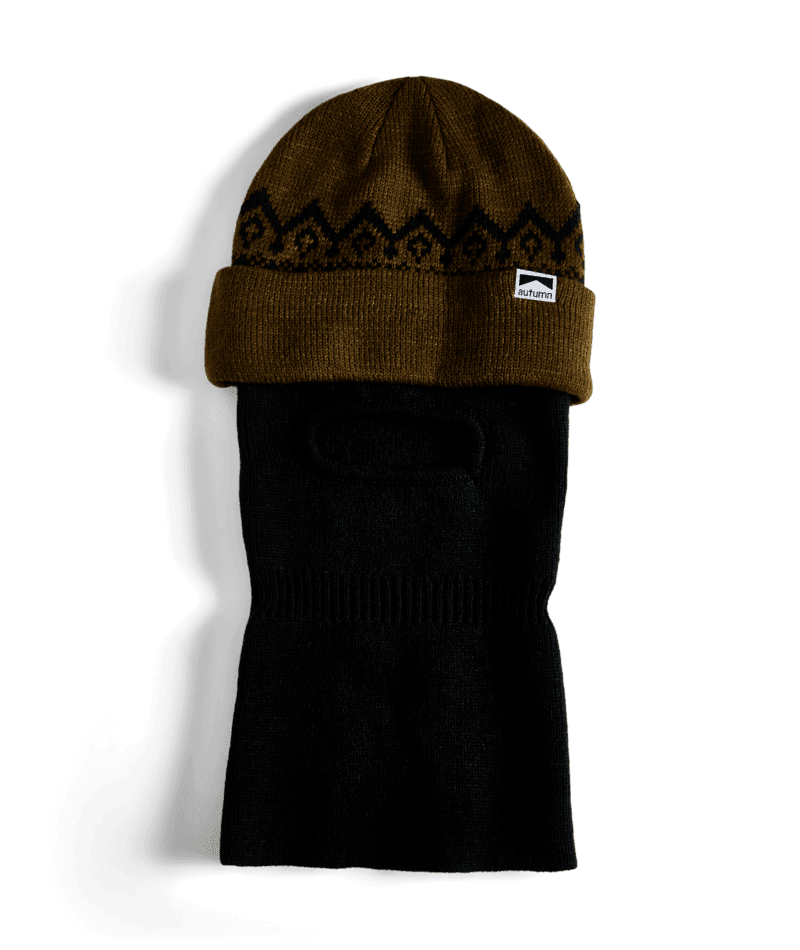 AUTUMN Mask Beanie Black/Army Winter Face Masks Autumn 