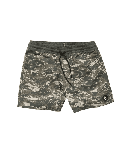 VOLCOM Lido Print Trunk Boardshorts Camouflage Men's Boardshorts Volcom 