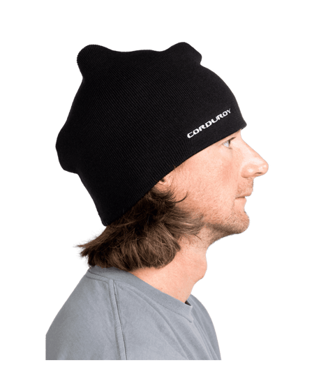 CORDUROY Squid Beanie Black Men's Beanies Corduroy 
