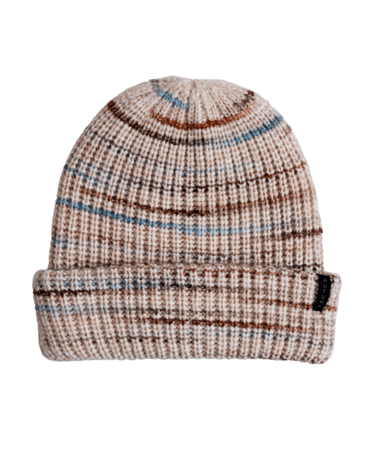 AUTUMN Chunky Stripe Beanie Sand Men's Beanies Autumn 