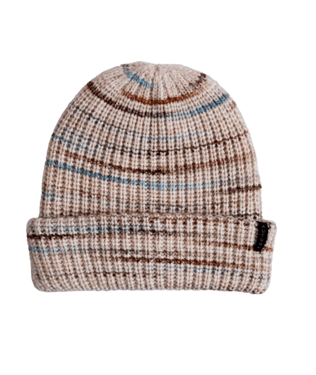 AUTUMN Chunky Stripe Beanie Sand Men's Beanies Autumn 