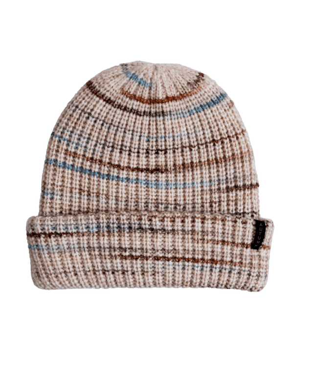 AUTUMN Chunky Stripe Beanie Sand Men's Beanies Autumn 