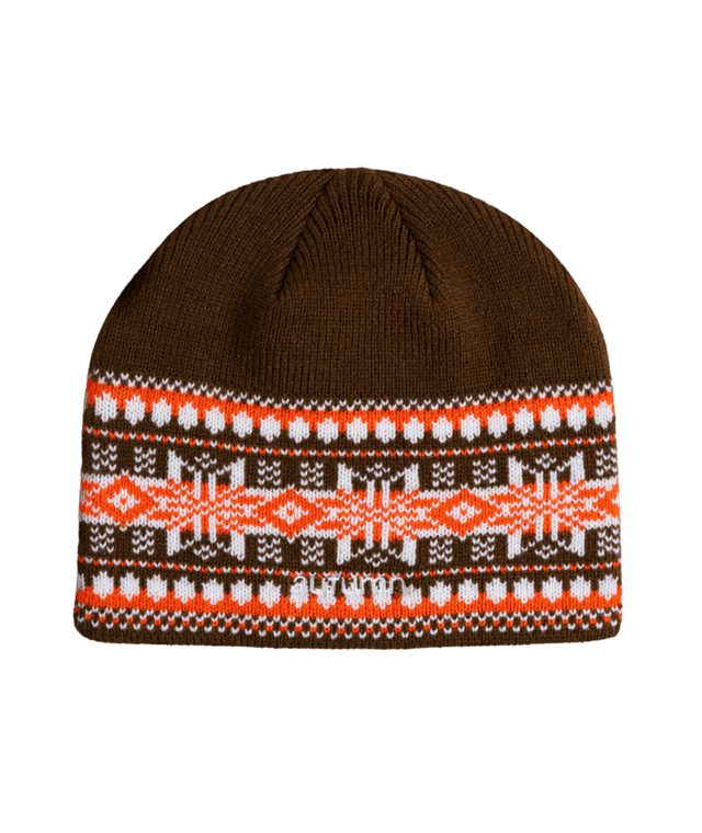 AUTUMN Warp Skully Beanie Brown Men's Beanies Autumn 