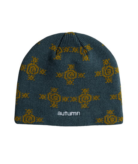 AUTUMN Glyphs Skully Slate Men's Beanies Autumn 