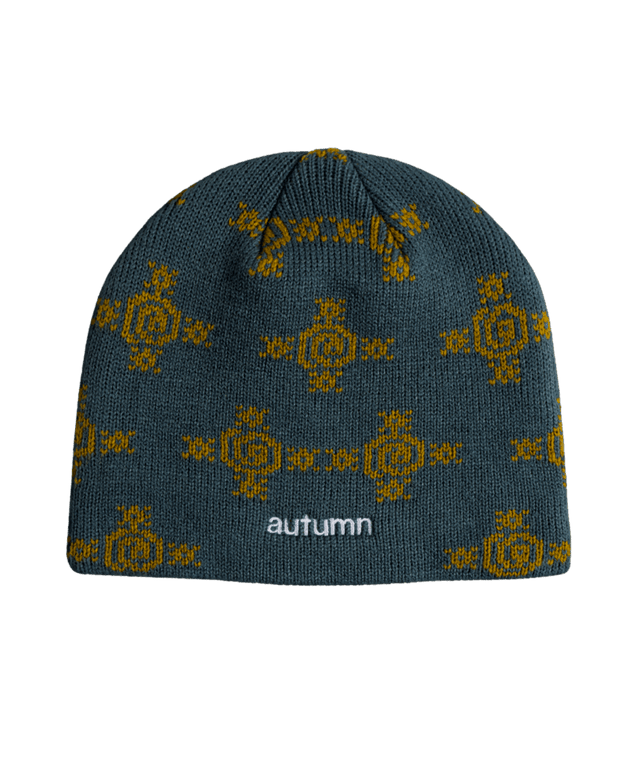 AUTUMN Glyphs Skully Slate Men's Beanies Autumn 
