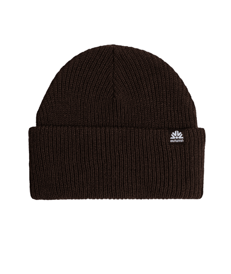 AUTUMN Simple Solid Beanie Brown Men's Beanies Autumn 