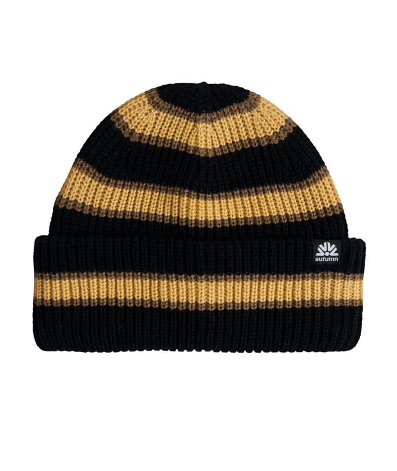 AUTUMN Slacker Beanie Black