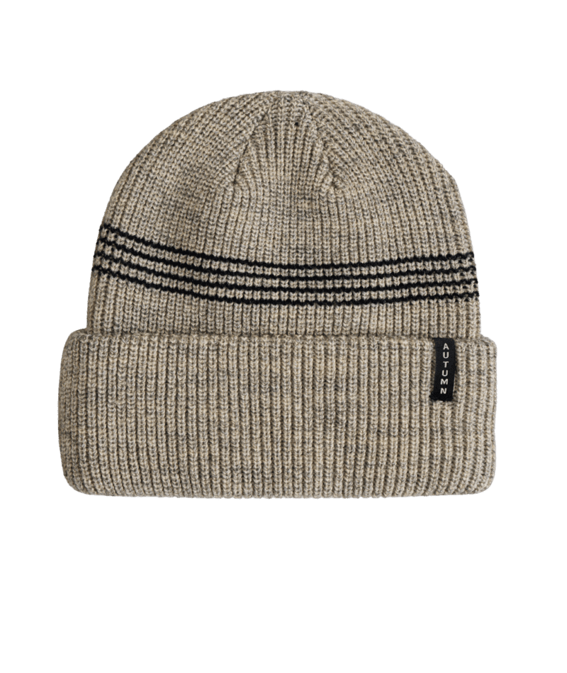 AUTUMN Mini Stripe Beanie Cream Men's Beanies Autumn 