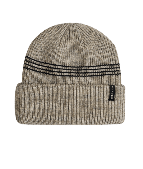 AUTUMN Mini Stripe Beanie Cream Men's Beanies Autumn 