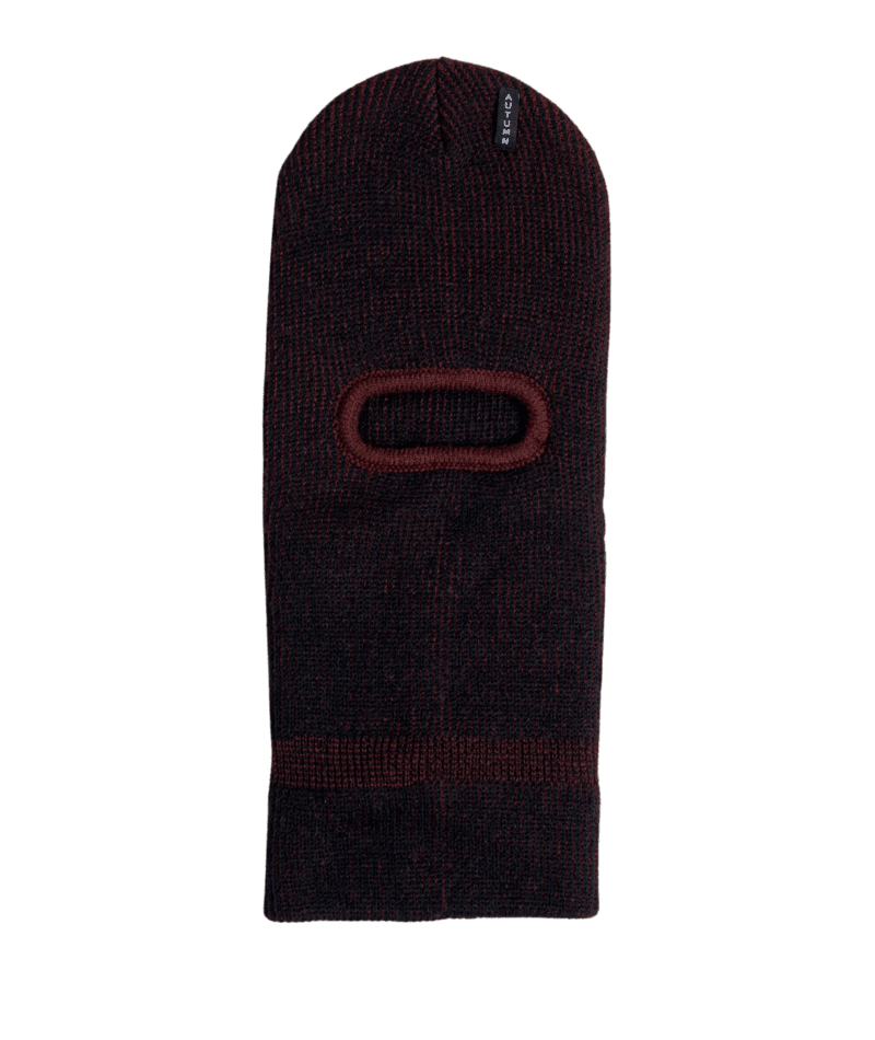 AUTUMN Cord Balaclava Black Winter Face Masks Autumn 