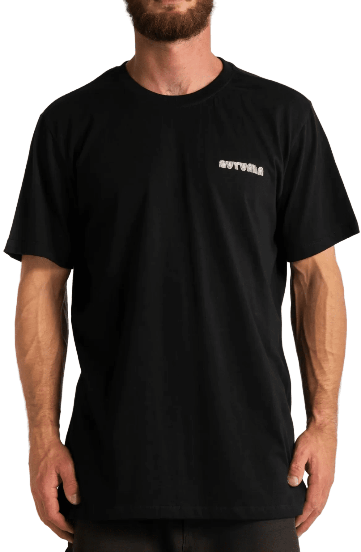 AUTUMN Soy Foliage T-Shirt Black Men's Long Sleeve T-Shirts Autumn 