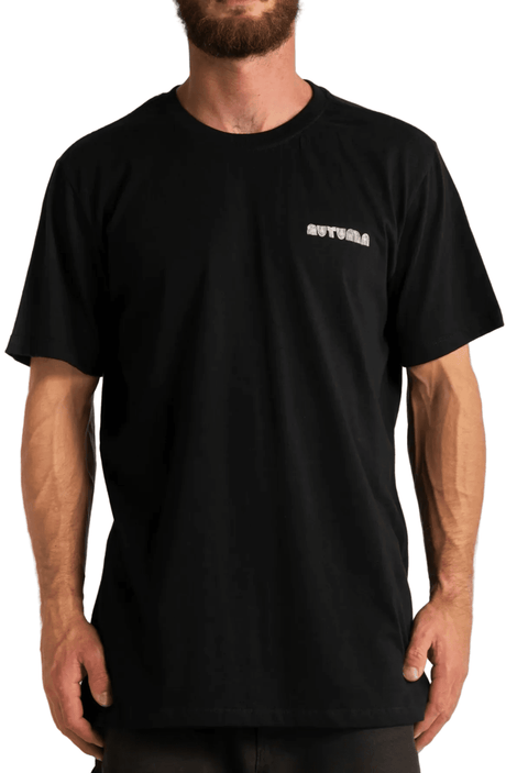 AUTUMN Soy Foliage T-Shirt Black Men's Long Sleeve T-Shirts Autumn 