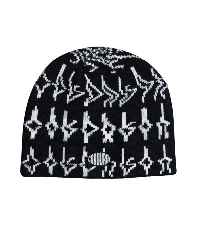 CORDUROY Tracers Skully Beanie Black Men's Beanies Corduroy 