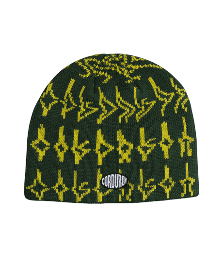 CORDUROY Tracers Skully Beanie Emerald Men's Beanies Corduroy 