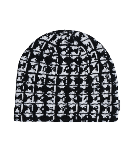 CORDUROY Studs Skully Beanie Black Men's Beanies Corduroy 