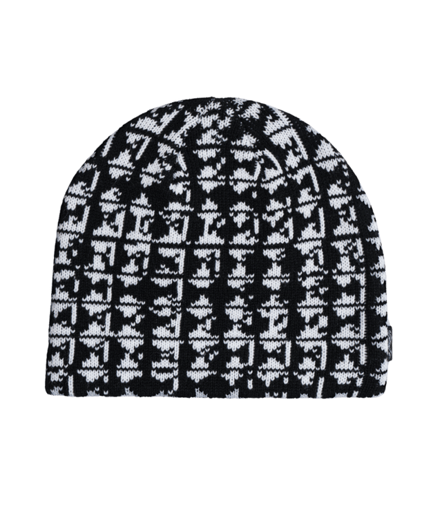 CORDUROY Studs Skully Beanie Black Men's Beanies Corduroy 