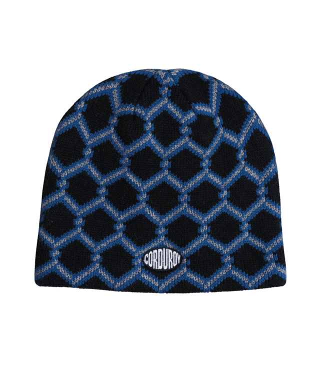 CORDUROY Keep Out Skully Beanie Black Men's Beanies Corduroy 