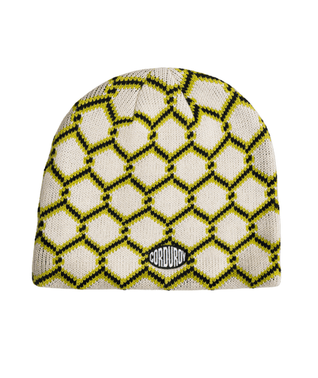 CORDUROY Keep Out Skully Beanie Eggshell Men's Beanies Corduroy 