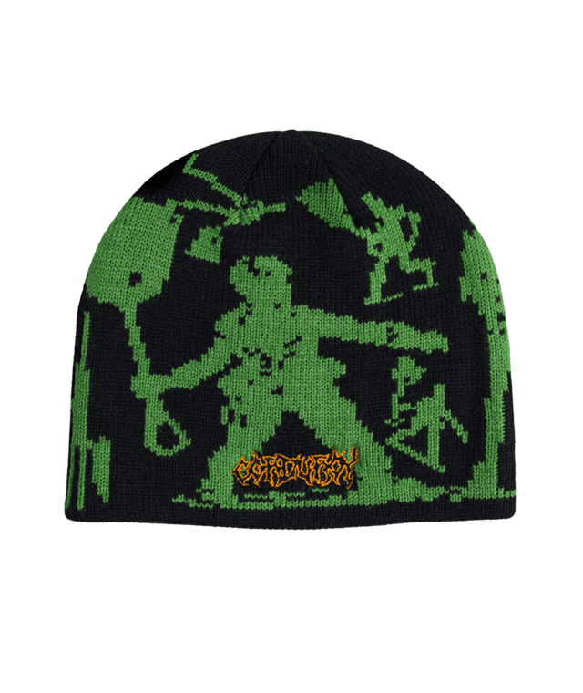 CORDUROY FNG By Reid Smith Skully Beanie Black Men's Beanies Corduroy 