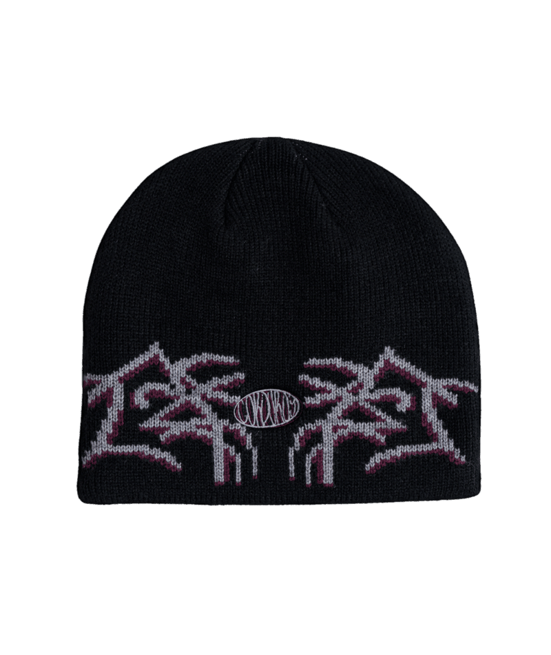 CORDUROY Airbrush By Egan Wint Skully Beanie Black Men's Beanies Corduroy 
