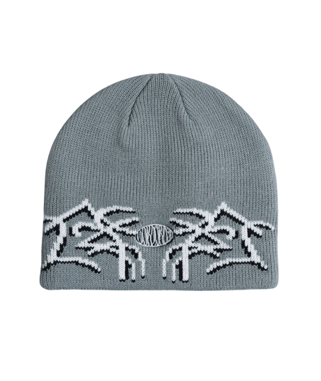 CORDUROY Airbrush By Egan Wint Skully Beanie Light Blue Men's Beanies Corduroy 