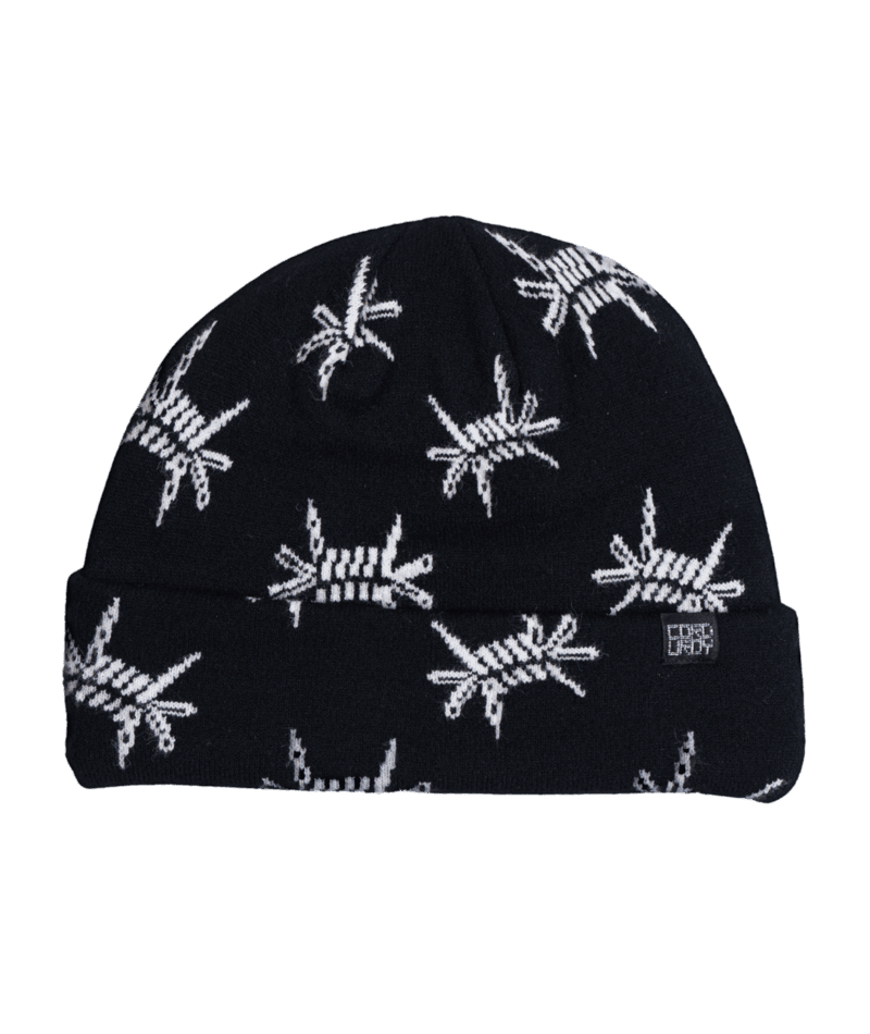 CORDUROY Barb Beanie Black Men's Beanies Corduroy 