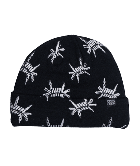 CORDUROY Barb Beanie Black Men's Beanies Corduroy 