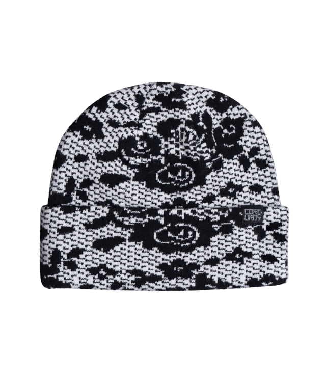 CORDUROY Lace Beanie White Men's Beanies Corduroy 