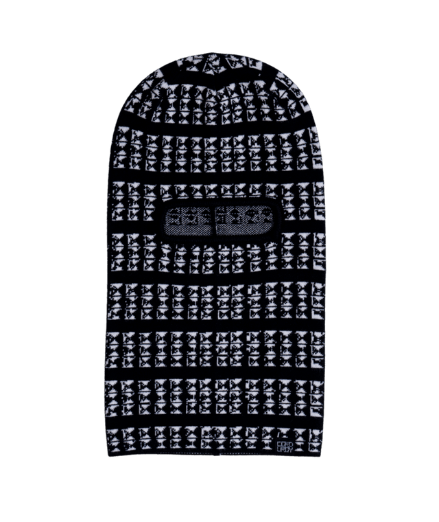 CORDUROY Studs Mask Black Winter Face Masks Corduroy 