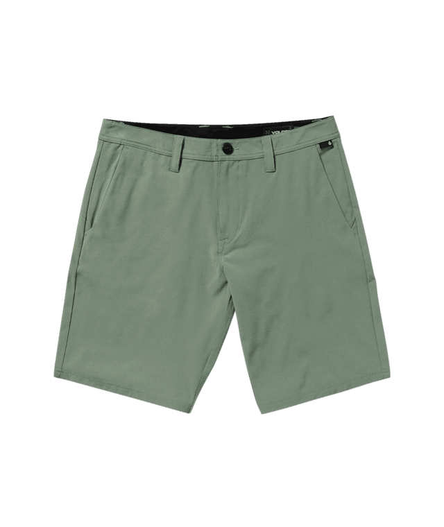 VOLCOM Frickin Cross Shred Static Hybrid Shorts Light Olive Men's Hybrid Shorts Volcom 