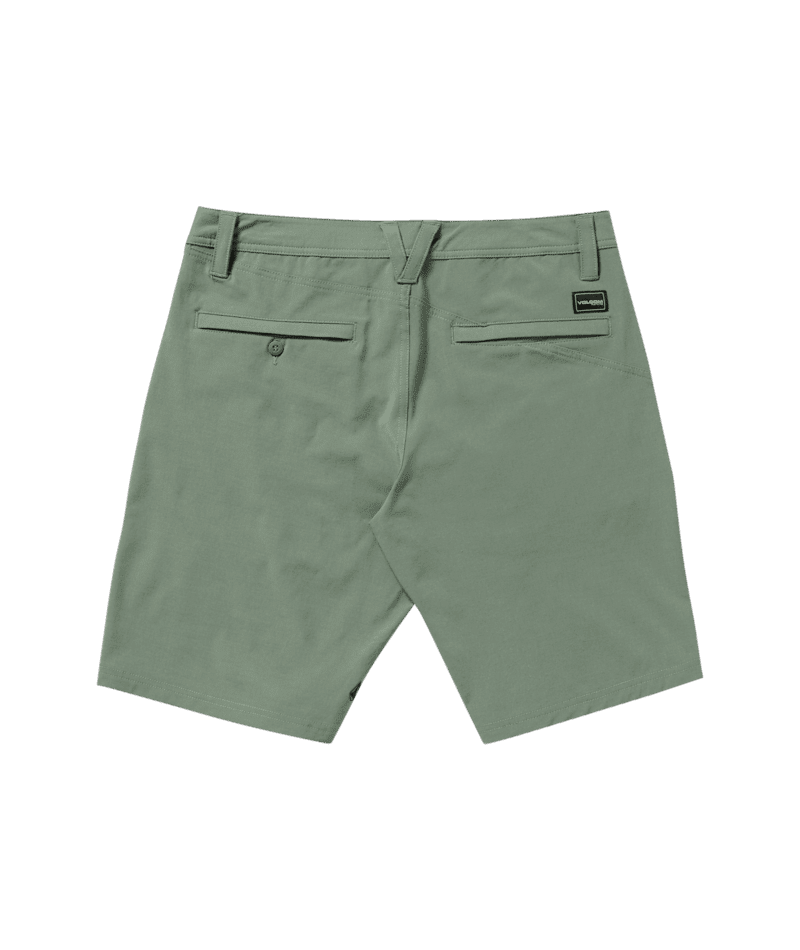 VOLCOM Frickin Cross Shred Static Hybrid Shorts Light Olive Men's Hybrid Shorts Volcom 