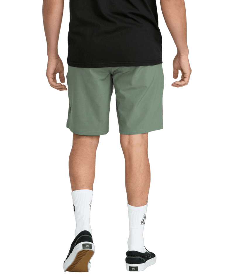 VOLCOM Frickin Cross Shred Static Hybrid Shorts Light Olive Men's Hybrid Shorts Volcom 