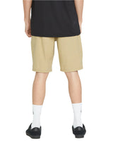 VOLCOM Frickin Cross Shred Static Hybrid Shorts Dark Khaki Men's Hybrid Shorts Volcom 