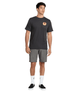 VOLCOM Slub Frickin Cross Shred Hybrid Shorts Pewter Men's Hybrid Shorts Volcom 