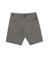 VOLCOM Slub Frickin Cross Shred Hybrid Shorts Pewter Men's Hybrid Shorts Volcom 