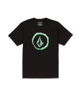 VOLCOM Circle Stone T-Shirt Black Men's Short Sleeve T-Shirts Volcom 