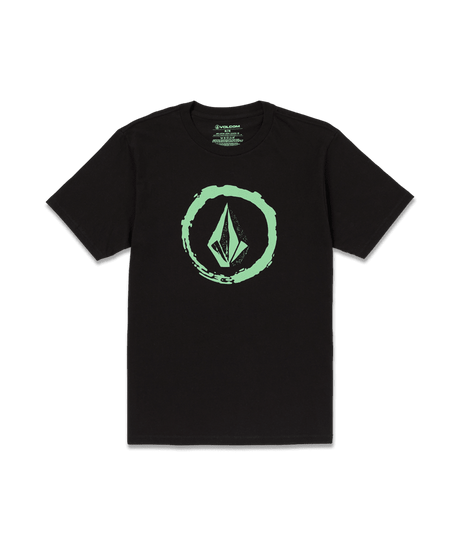 VOLCOM Circle Stone T-Shirt Black Men's Short Sleeve T-Shirts Volcom 