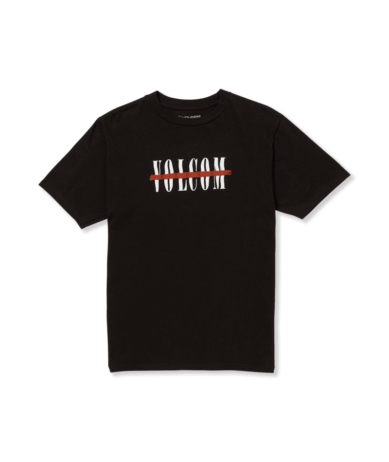 VOLCOM Severed T-Shirt Black Men's Short Sleeve T-Shirts Volcom 
