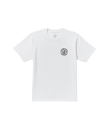 VOLCOM Logo Stamp T-Shirt White Men's Short Sleeve T-Shirts Volcom 