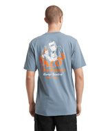 VOLCOM Grindit T-Shirt Blue Wash Men's Short Sleeve T-Shirts Volcom 