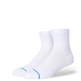 STANCE Icon Quarter Socks 3 Pack White Men's Socks Stance 