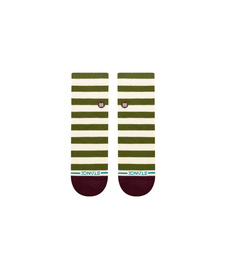 STANCE Breton Quarter Socks Green Men's Socks Stance 