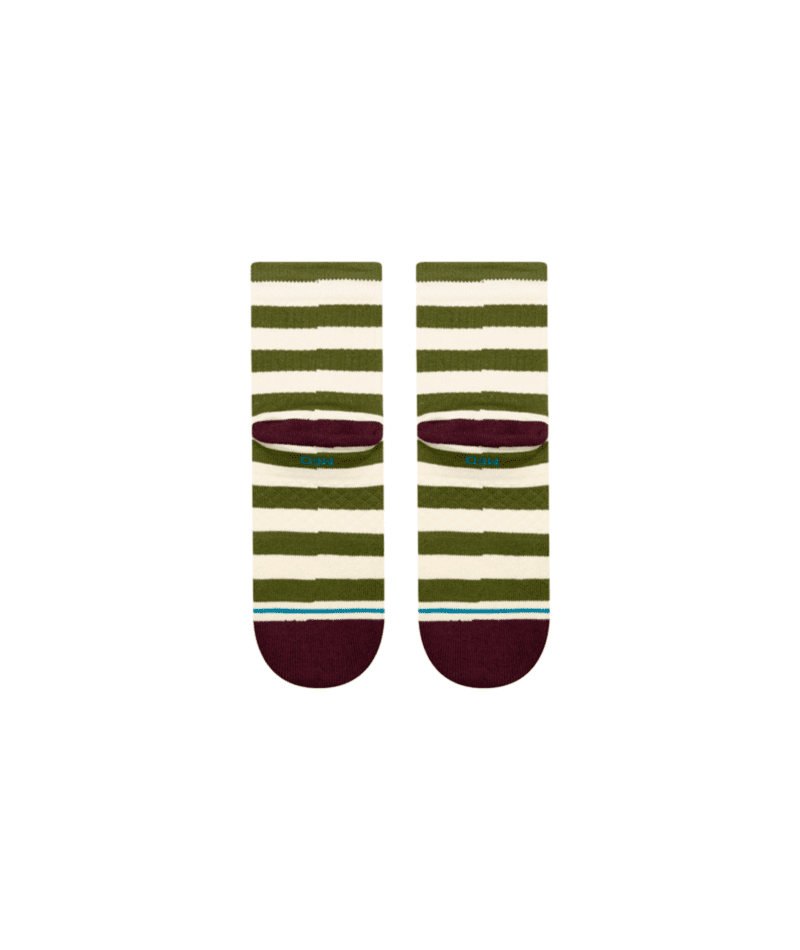 STANCE Breton Quarter Socks Green Men's Socks Stance 